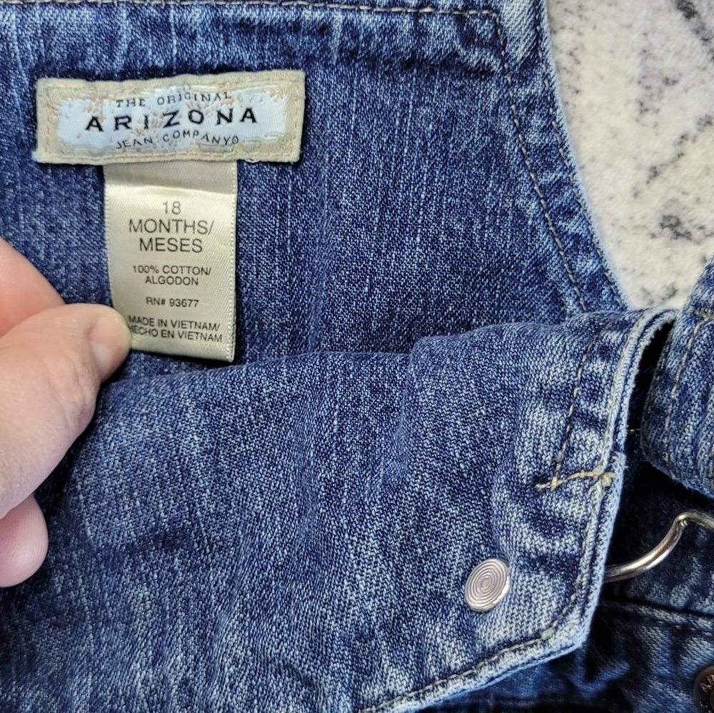 Vintage Arizona Denim Overalls 18 Months - Picture 3 of 3